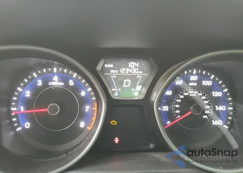 2013 Hyundai Elantra Gls from USA, damaged, VIN 5NPDH4AE8DH195852